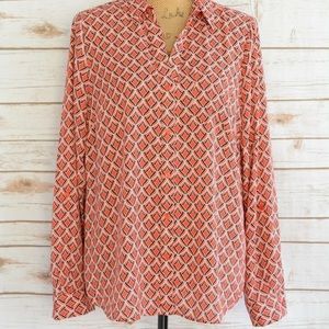 The Limited Ashton Blouse Geometric Print LIKE NEW